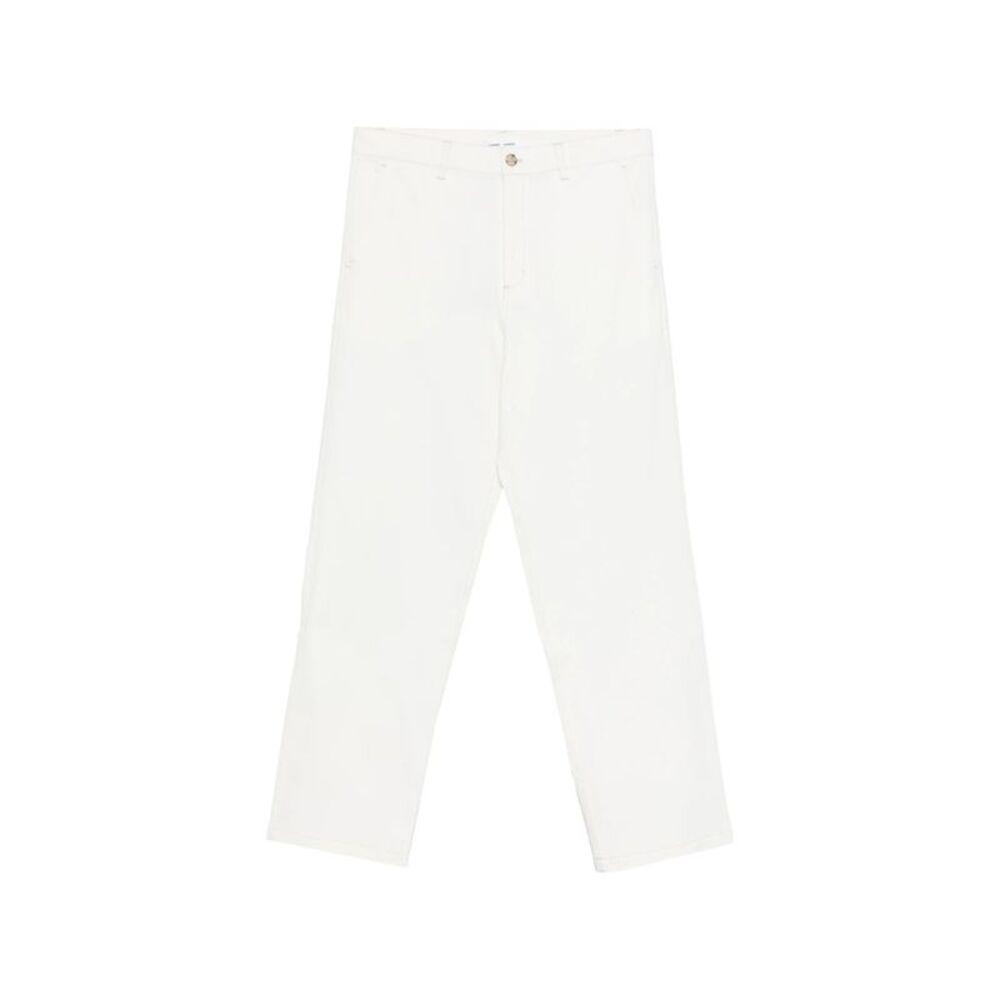 Samsoe Samsoe White Trousers - Regular & Straight-Leg Trousers Men